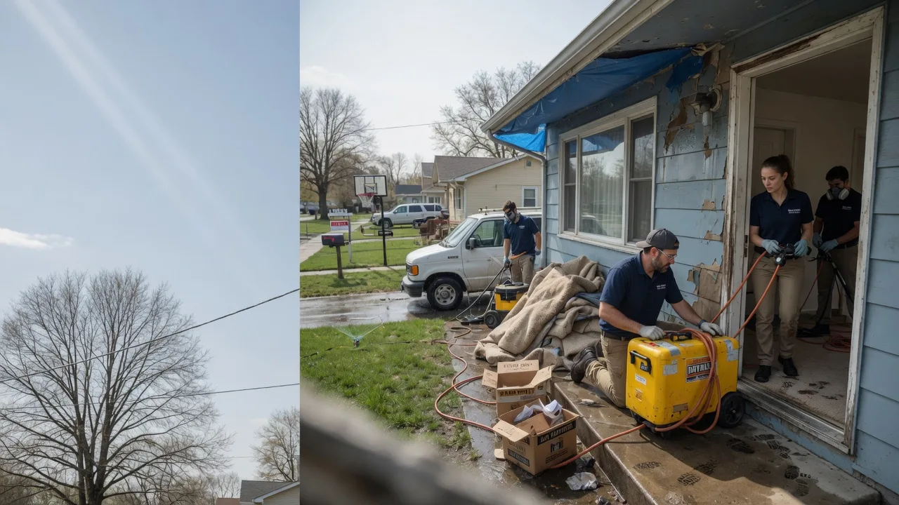 Basement Flood Cleanup in Howe, OK near me